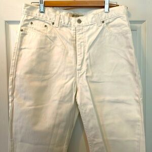 Plus boot cut jeans 14 Short St John Bay white cotton denim, nice condition!